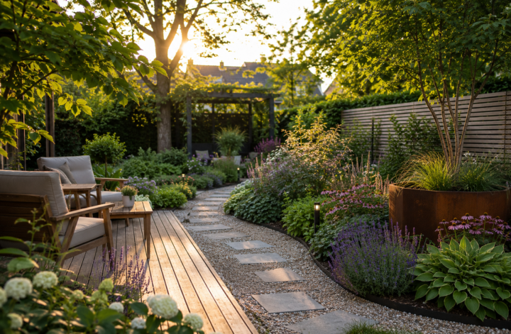 onderhoudsvriendelijke tuin